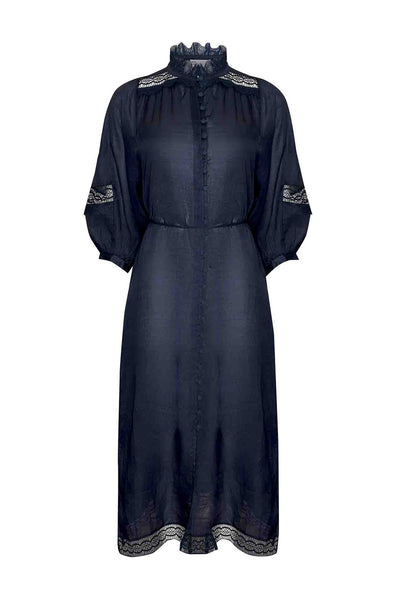zoe kratzmann - locate dress in indigo