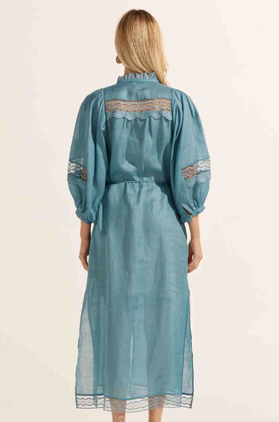 zoe kratzmann - locate dress in sea blue