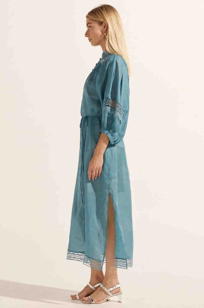 zoe kratzmann - locate dress in sea blue