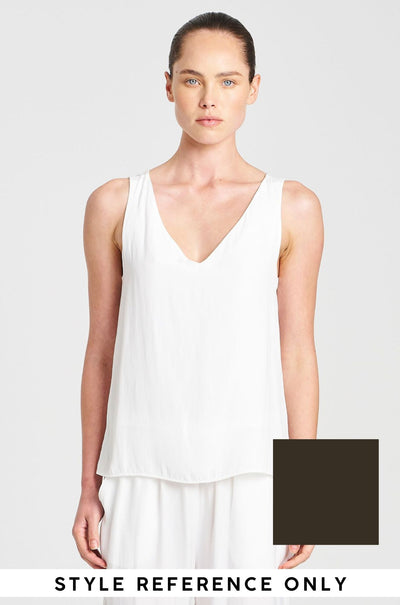 Mela Purdie - Audrey Tank in Mache in Leather