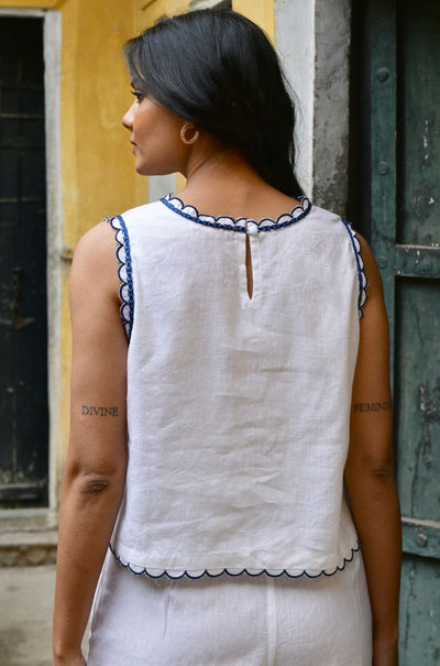 Azure and Indigo - Maya Top