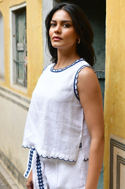 Azure and Indigo - Maya Top