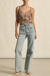 zoe kratzmann - memo top in ocelot