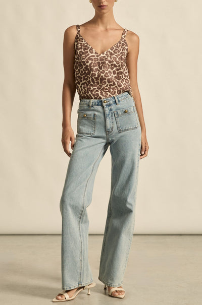 zoe kratzmann - memo top in ocelot