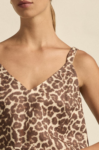 zoe kratzmann - memo top in ocelot