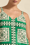 zoe kratzmann - memo top in parrot scarf