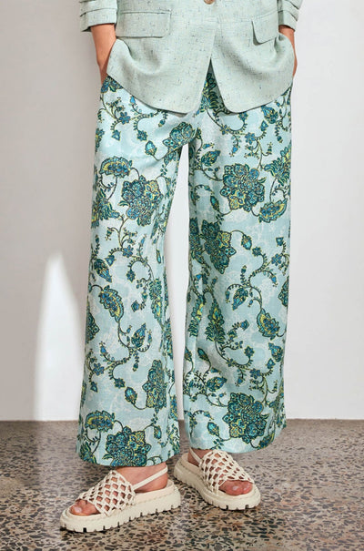 Zoe Kratzmann - merchant pant in fern paisley