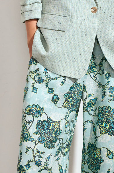 Zoe Kratzmann - merchant pant in fern paisley