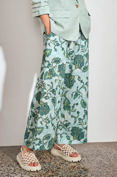 Zoe Kratzmann - merchant pant in fern paisley