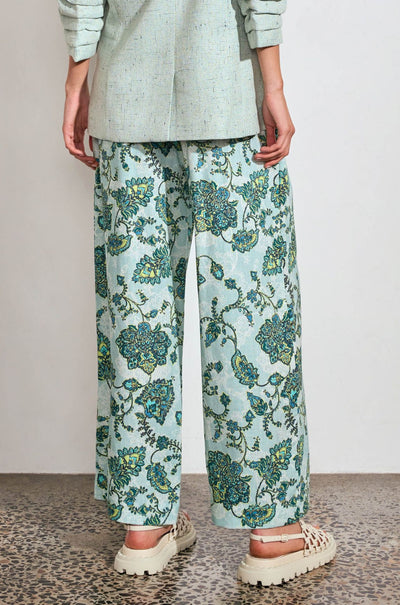 Zoe Kratzmann - merchant pant in fern paisley