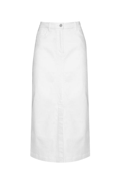zoe kratzmann - meridian skirt in porcelain denim