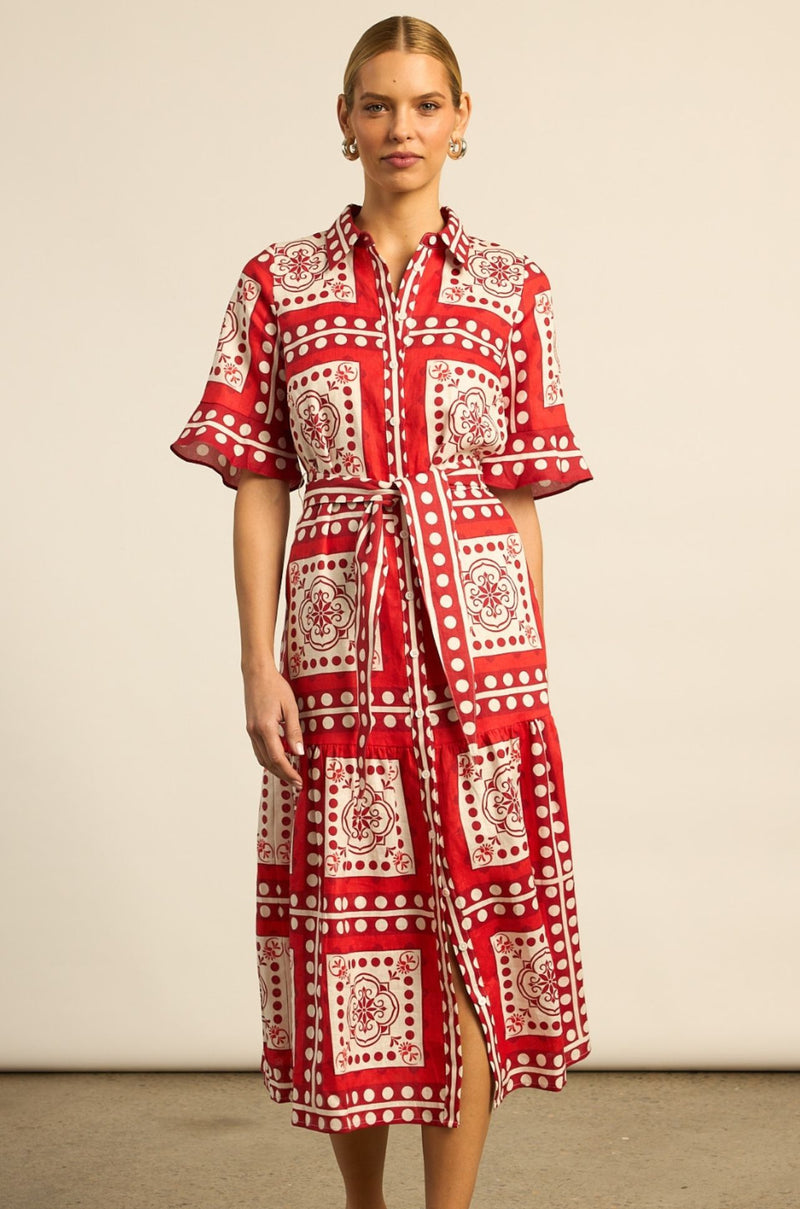 zoe kratzmann - oasis dress in poppy scarf