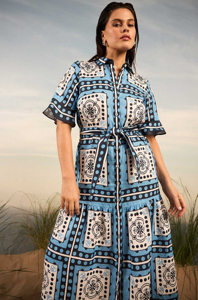 zoe kratzmann - oasis dress in bay scarf