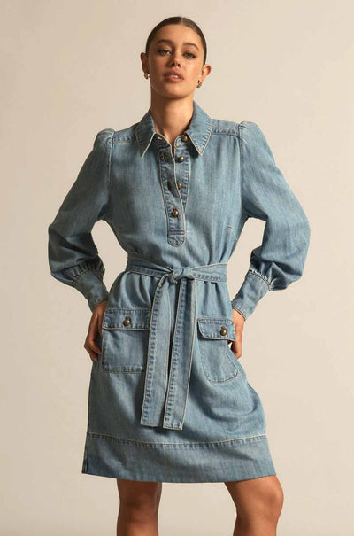 Zoe Kratzmann - opal dress in light washed denim