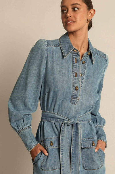 Zoe Kratzmann - opal dress in light washed denim