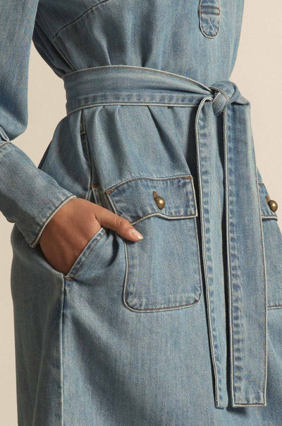 Zoe Kratzmann - opal dress in light washed denim