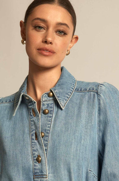 Zoe Kratzmann - opal dress in light washed denim