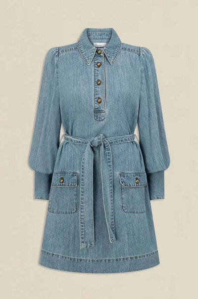 Zoe Kratzmann - opal dress in light washed denim