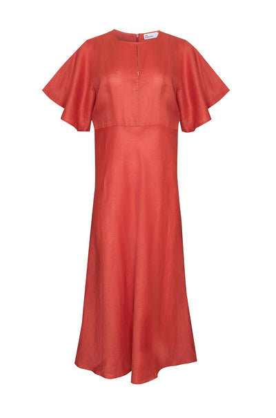 zoe kratzmann - pavillion dress in nectarine