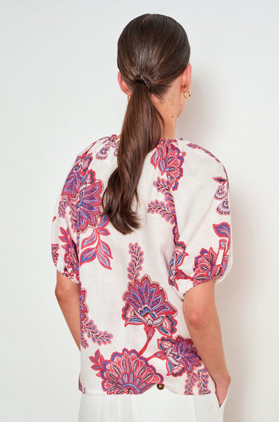 Zoe Kratzmann - perceive top in crimson kgari