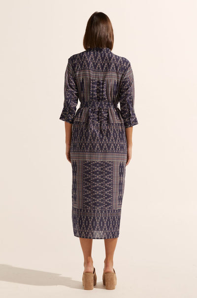 zoe kratzmann - pinpoint dress in midnight aztec