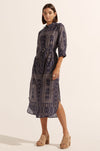 zoe kratzmann - pinpoint dress in midnight aztec