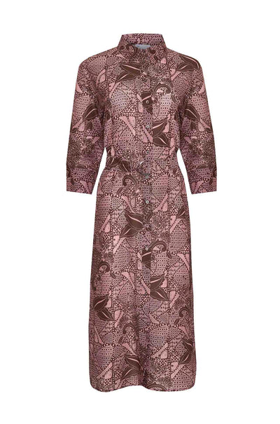 zoe kratzmann - pinpoint dress in cacao batik