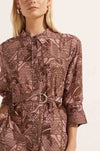 zoe kratzmann - pinpoint dress in cacao batik