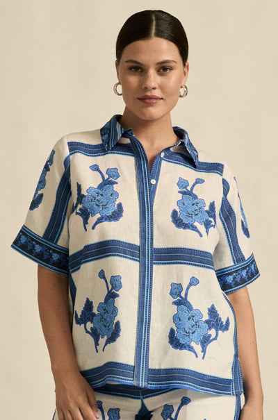 zoe kratzmann - pixel top in azure collage
