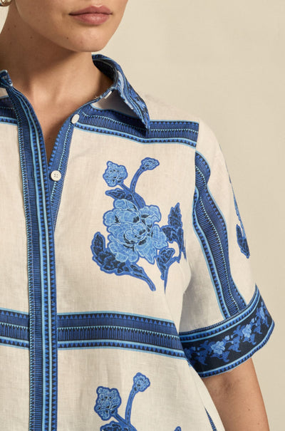 zoe kratzmann - pixel top in azure collage