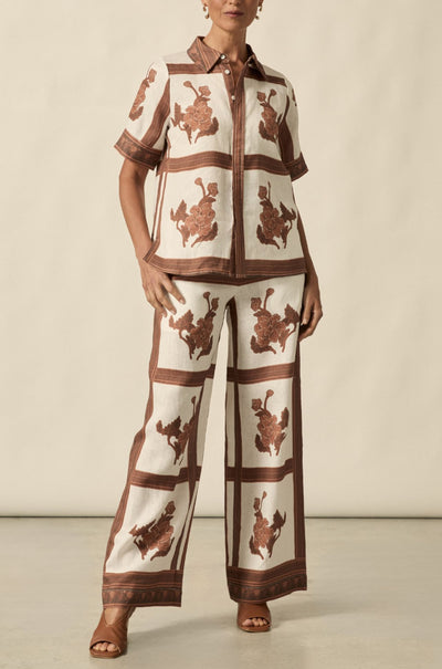 zoe kratzmann - pixel top in coffee collage