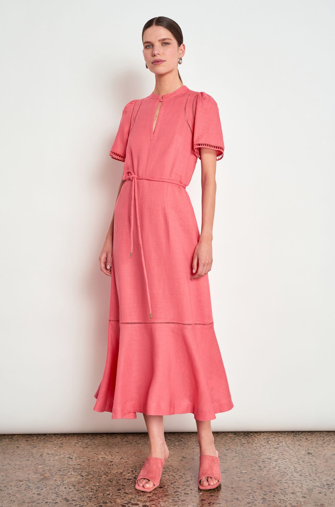 Zoe Kratzmann - poem dress in flamingo