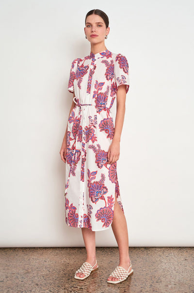 Zoe Kratzmann - quote dress in crimson kgari