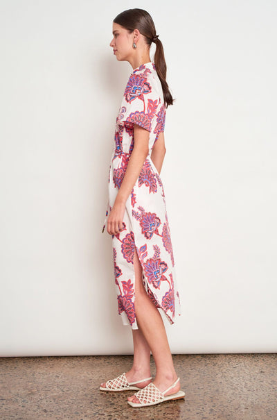 Zoe Kratzmann - quote dress in crimson kgari