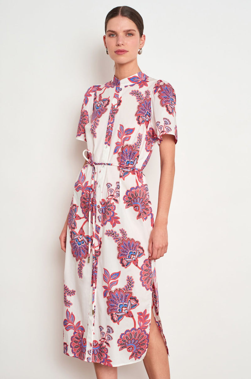 Zoe Kratzmann - quote dress in crimson kgari