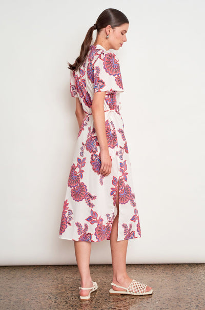 Zoe Kratzmann - quote dress in crimson kgari