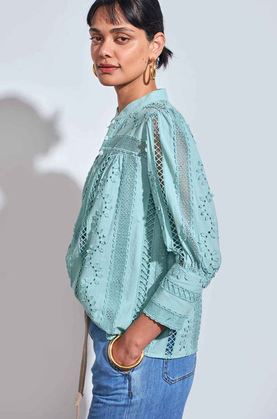 Zoe Kratzmann - ravel top in mint
