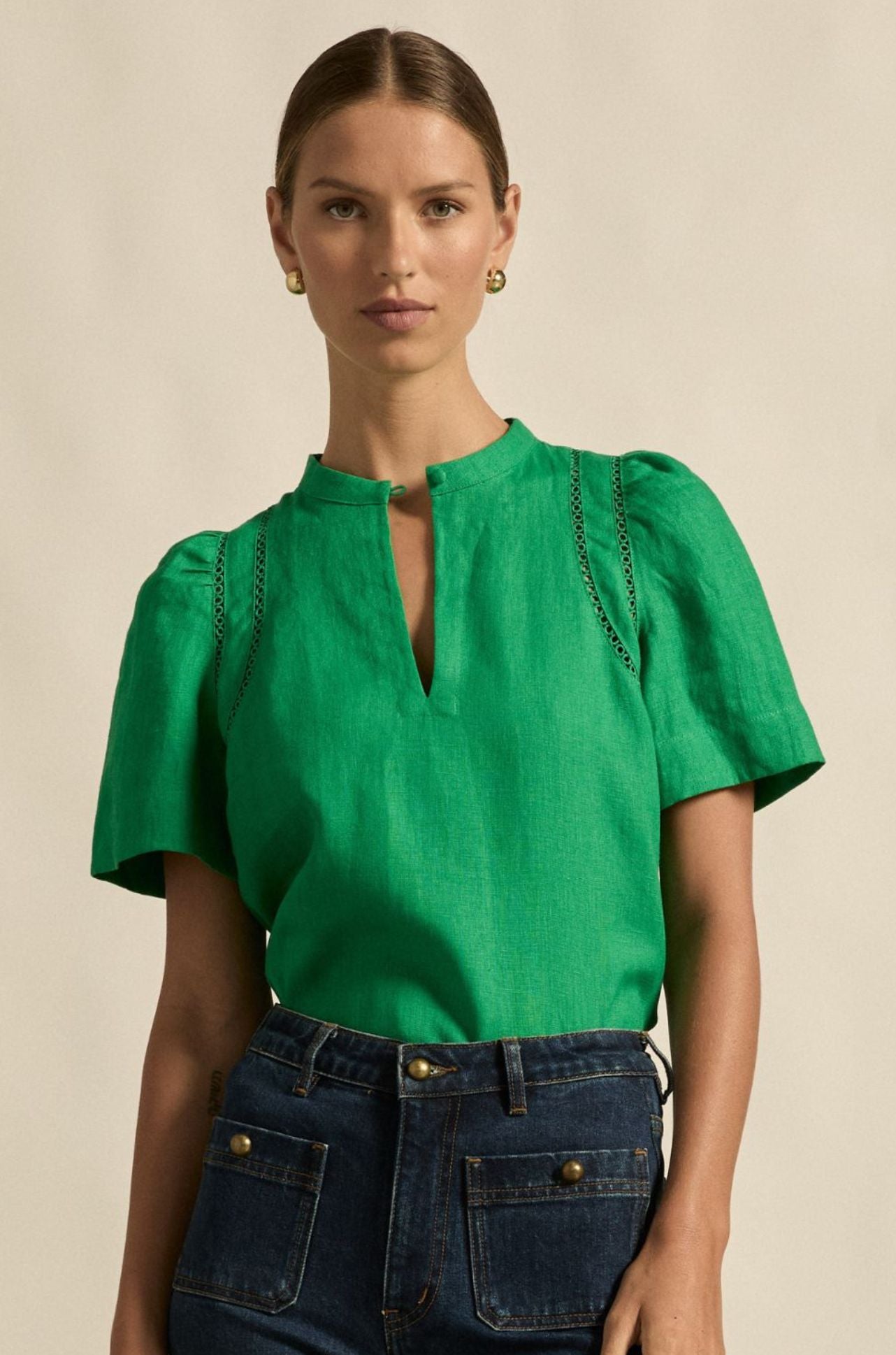 zoe kratzmann - recollect top in parrot