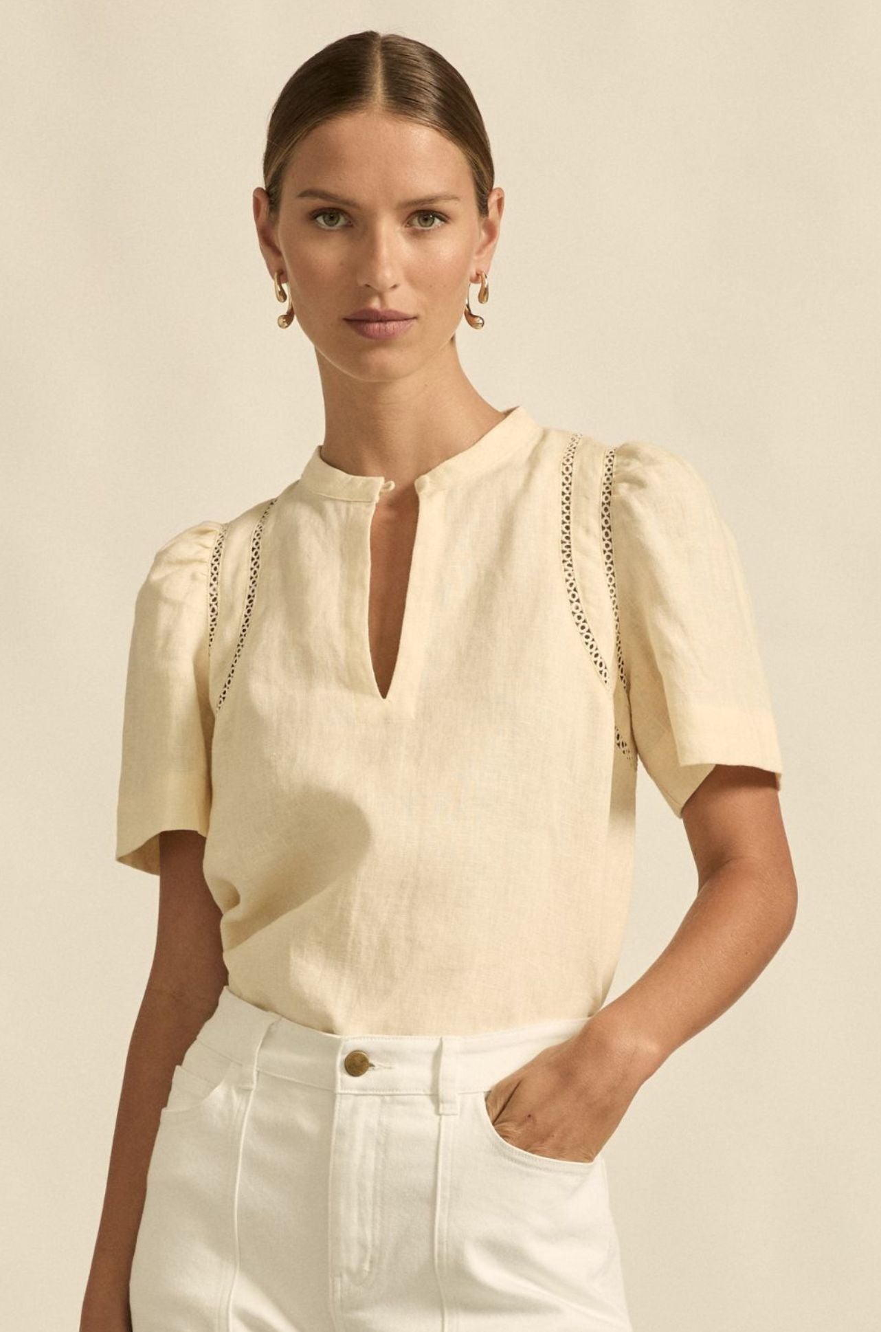 zoe kratzmann - recollect top in sorbet