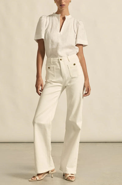 zoe kratzmann - recollect top in porcelain