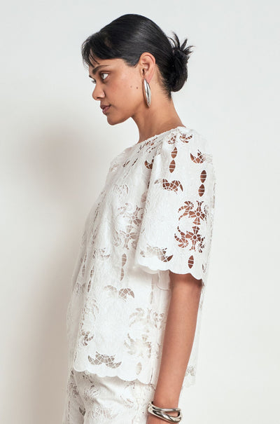 Zoe Kratzmann - resolve top in alabaster