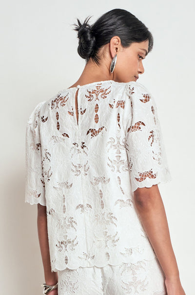 Zoe Kratzmann - resolve top in alabaster