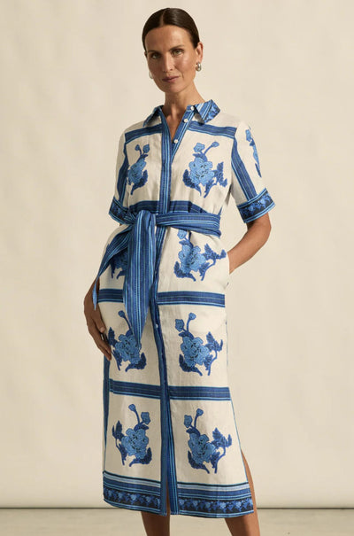 zoe kratzmann - roam dress in azure collage