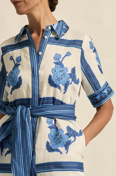 zoe kratzmann - roam dress in azure collage