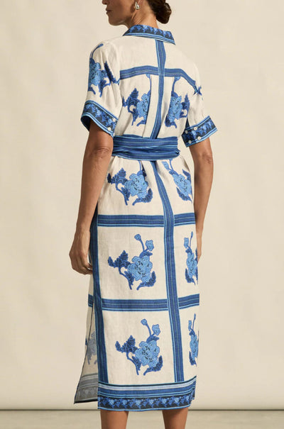 zoe kratzmann - roam dress in azure collage