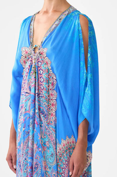 Camilla - Footsteps In Folklore Short Kaftan w/ Hardware