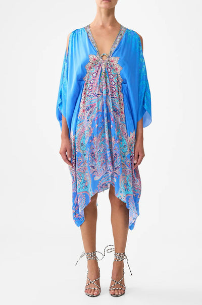 Camilla - Footsteps In Folklore Short Kaftan w/ Hardware