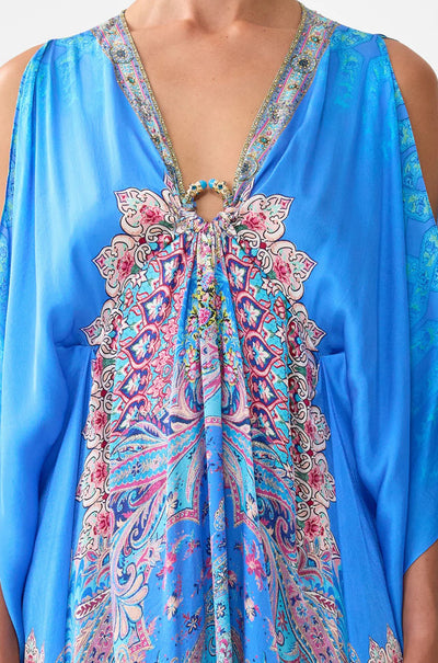 Camilla - Footsteps In Folklore Short Kaftan w/ Hardware