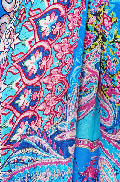 Camilla - Footsteps In Folklore Short Kaftan w/ Hardware