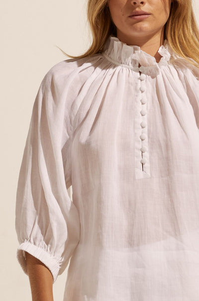 zoe kratzmann - siesta top in porcelain